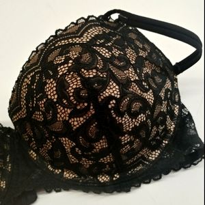 Gilligan & Omalley 36D Black Lace Bra